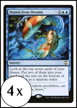 MTG - 4 x Drawn from Dreams - Streets of New Capenna Commander - Playset 4x x4 - Image 1