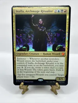 MTG FOIL Inalla, Archmage Ritualist Oversized - Commander - Image 1