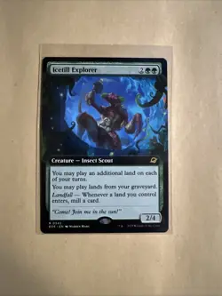 MTG Icetill Explorer EOE 0343 R NM Extended Art Regular - Image 1