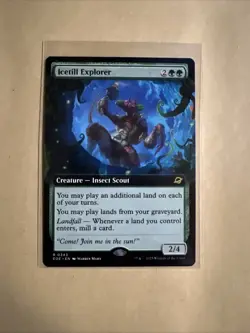 MTG Icetill Explorer EOE 0343 R NM Extended Art Regular - Image 2