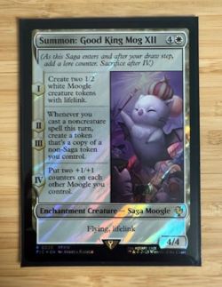Summon: Good King Mog XII (Surge Foil) Commander: Final Fantasy Surge Foil NM - Image 1
