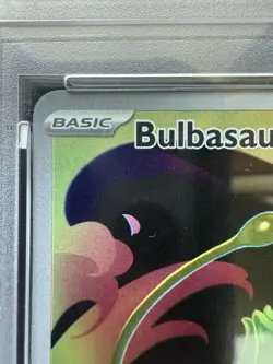 Pokemon Bulbasaur 133 Mega Evolution Stamped Box Topper Promo PSA 10 - Image 3