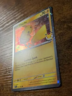 Pokemon Pikachu 2026 Pokemon Day Holo 30th Anniversary Stamped Promo 051/162 - Image 2