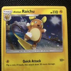 Alolan Raichu - SM65 - Holo Promo POKEMON SUN & MOON PROMOS NM - Image 4