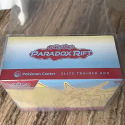Pokemon Center Paradox Rift Elite Trainer Box Roaring Moon ETB Exclusive, Sealed - Image 2