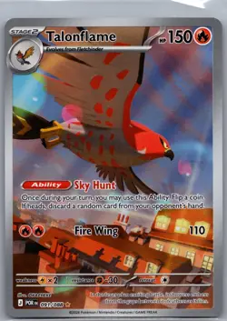 Talonflame 091/088 Holo Illustration Rare Perfect Order Pokemon Near Mint - Image 1