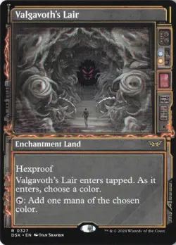 Valgavoth's Lair (Showcase) R Duskmourn: House of Horror 327 NM - Image 1