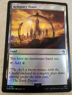 Reliquary Tower - #296 Foil - Universes Beyond: Doctor Who - Mtg - Image 1