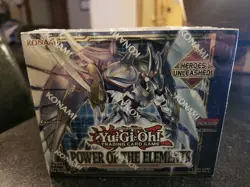 Yugioh Power of the Elements Factory Sealed Booster Box - Image 1