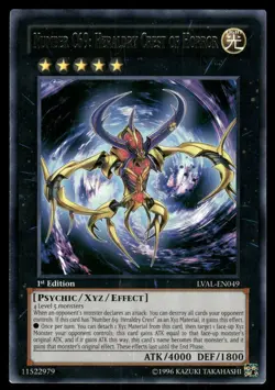Number C69: Heraldry Crest of Horror LVAL-EN049 Legacy of the Val Yu-Gi-Oh NM - Image 1