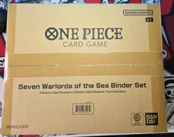 One Piece TCG Seven Warlords of the Sea Binder Set [ENG] Factory SEALED new *MT* - Image 1