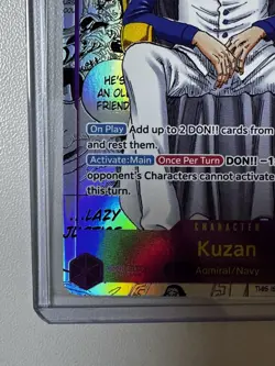 Bandai One Piece TCG Kuzan OP16-063 Manga Rare Art Foil Character ENGLISH - Image 4