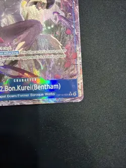 IN HAND! Mr.2.Bon.Kurei Alt Art OP16-055 One Piece Time of Battle ENGLISH - Image 4