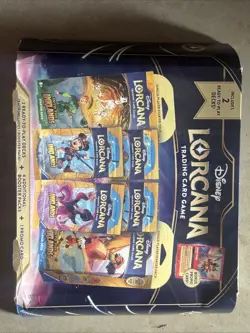Disney Lorcana Into the Inklands Bundle 2 Starter Decks 6 Boosters, Promo SEALED - Image 1