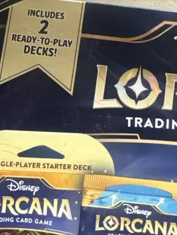 Disney Lorcana Into the Inklands Bundle 2 Starter Decks 6 Boosters, Promo SEALED - Image 3