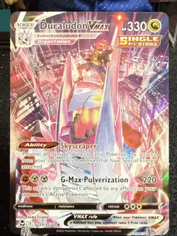Pokemon Card Duraludon VMAX TG21/TG30 Silver Tempest Trainer Gallery UR NM - Image 1