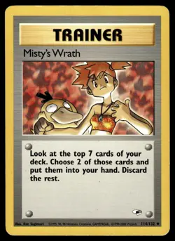2000 Pokemon Gym - Heroes Misty’s Wrath #114 Heavy Play - Image 1