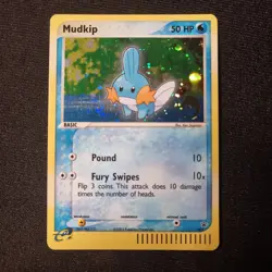 Mudkip Nintendo Stamped Black Star Promo 005 Super Rare Card - NM - Image 1