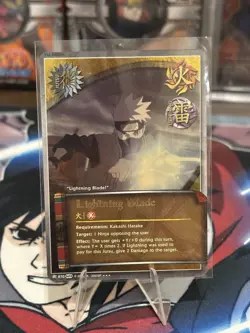 Naruto CCG Card #870 Set 23 (Invasion): Lightning Blade - Super Rare - Image 1