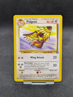 Pidgeot 24/64 Non Holo Jungle Set Rare Pokemon Card WOTC LP-NM - Image 1