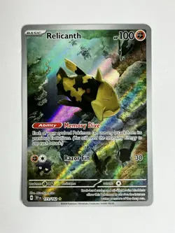 Relicanth 173/162 NM Pokemon Temporal Forces Illustration Rare Card Pokemon TCG - Image 2
