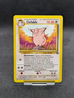 Clefable 17/64 Non Holo Jungle Set Rare Pokemon Card WOTC LP-NM - Image 1