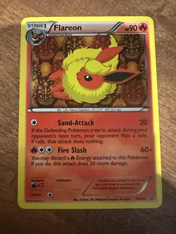 Flareon BW88 Black & White Promo Holo Rare Pokemon Card Eeveelution - Image 1