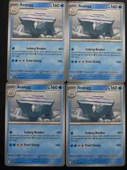 Avalugg Stage 1 24/86 Pokemon Cards Lot - Image 1
