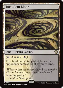 MTG Turbulent Moor [Secrets of Strixhaven Commander] Near Mint Magic - Image 1
