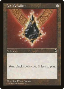 Tempest MTG 1 Jet Medallion Magic - Image 1