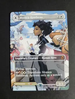 Monica Rambeau 0345 (Borderless) Mythic MTG Marvel Super Heroes - Image 1