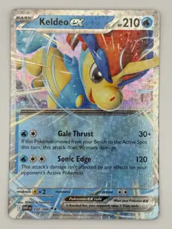 Keldeo ex 030/086 Holo Double Rare White Flare Pokemon Near Mint - Image 2