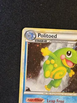 Politoed 7/95 Holo Rare Unleashed Pokemon Card- Lightly Played Faint Holo Bleed - Image 2