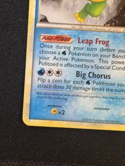Politoed 7/95 Holo Rare Unleashed Pokemon Card- Lightly Played Faint Holo Bleed - Image 5