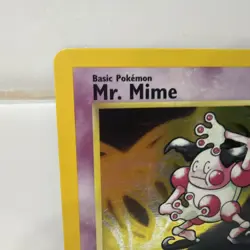 Pokemon Mr. Mime Jungle Holo Rare 1st Edition 40 HP 06/64 English Card LP - Image 5