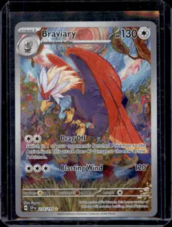 Braviary 214/191 Illustration Rare Surging Sparks Pokemon Near Mint - Image 1