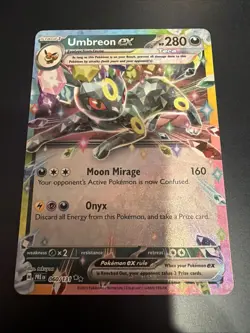 Pokemon TCG Umbreon EX 60/131 Double Rare Prismatic Evolutions Card Poke NM/M - Image 1
