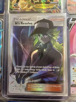 Pokemon N's Resolve 232/236 Sun & Moon Cosmic Eclipse Full Art Rare NM - Image 1