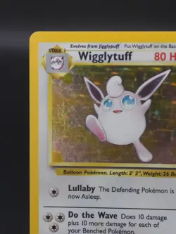 Vintage Wigglytuff Jungle 16/64 Unlimited Holo Holo Rare 80 HP 1999 English - Image 4