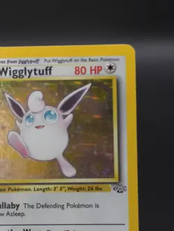 Vintage Wigglytuff Jungle 16/64 Unlimited Holo Holo Rare 80 HP 1999 English - Image 5