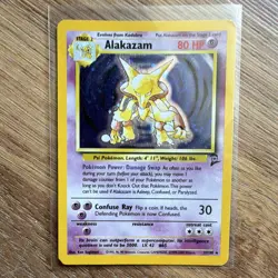 Wizards of the Coast Pokemon TCG Alakazam 1/130 Base Set 2 Holo Rare 1999 ENG - Image 1