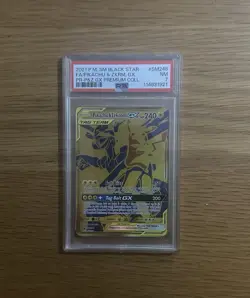 Pikachu & Zekrom Gx SM248 Premium Collection Sm Black Star Promo Pokemon PSA 7 - Image 1