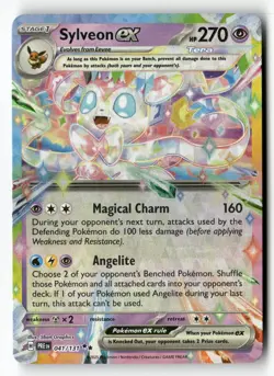 Sylveon ex 041/131 Holo Double Rare Prismatic Evolutions Pokemon Near Mint - Image 1