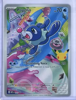 The Pokemon Company Popplio 045 McDonald's Collection 2026 Promo Holo EN 70 HP - Image 1