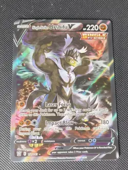 Pokemon TCG Urshifu v Battle Styles Alternate Art Single Strike 151/163 - Image 1