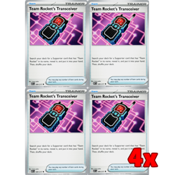 Pokemon TCG 4x Team Rocket's Transceiver 209/217 Ascended Heroes Playset NM - Image 1