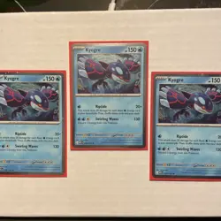 (3x) Kyogre 34/132 Mega Evolutions Cosmos Holo Pokemon TCG NM LOT - Image 1