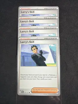 Larry's Skill 115/131 x4 Playset 4x - Pokemon SV Prismatic Evolutions PRE - Image 1