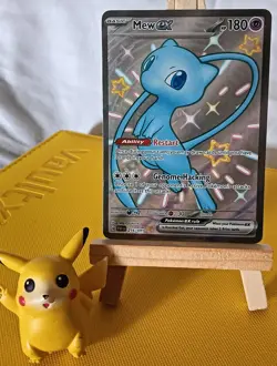 Mew Ex 216/091 - Paldean Fates Holo Shiny Ultra Rare - Pokemon TCG - Image 1