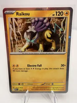 Pokemon TCG - Raikou 048/132 - Mega Evolution COSMOS Holo Foil NM, FAST SHIPPING - Image 1
